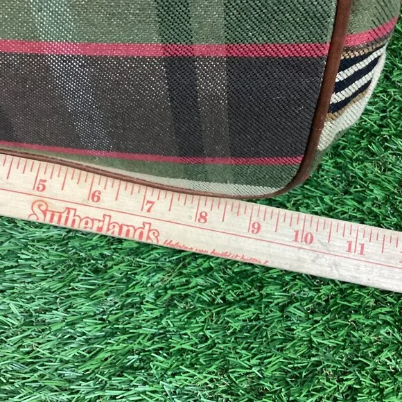 Vintage Heckathorn Plaid Bucket Bag - Picture 7 of 13